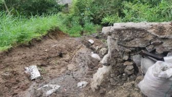 Satu Rumah Terdampak Longsor di Padalarang Bandung Barat