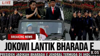 CEK FAKTA: Jokowi Angkat Bharada E Jadi Jendral Gantikan Posisi Ferdy Sambo