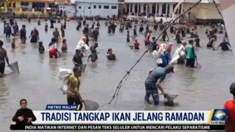 Wow! Ratusan Warga Tasikmalaya Sambut Bulan Ramadhan Dengan Tradisi Ngubyag Balong