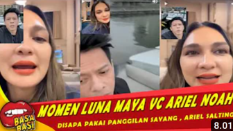 CEK FAKTA: Luna Maya Keciduk Video Call dengan Ariel Noah sampai Salting, Blak-blakan Panggil Sayang?