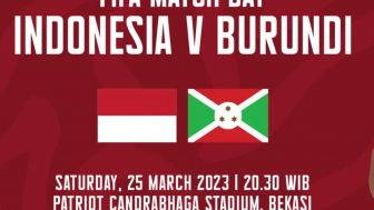 Klik Link Pembelian Tiket Indonesia Vs Burundi FIFA Matchday: Harga Rp 125 Ribu - Rp 400 Ribu