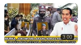 CEK FAKTA: Murka! Presiden Larang Keras Ferdy Sambo Dimakamkan Secara Kedinasan Kepolisian