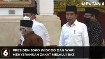 Jokowi Serahkan Zakat Kepada Baznas: Imbauan Kerja Transparan