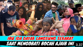 CEK FAKTA: Detik-detik Ibu Ida Dayak Pingsan Saat Mengobati Bocah Sakti?