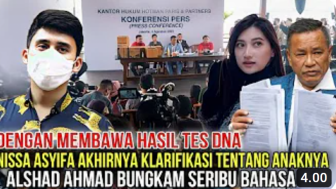 CEK FAKTA: Nissa Asyifa Konferensi Pers Bawa Hasil Tes DNA, Kuliti Aib Alshad Ahmad Didampingi Hotman Paris