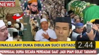 Cek Fakta: INNALILLAHI, Duka Bulan Ramadhan Ustaz Adi Hidayat Meninggal Mendadak Saat Jadi Imam Salat
