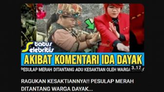 CEK FAKTA: Pesulap Merah Ditantang Adu Kesaktian oleh Orang Dayak Gegara Komentari Ida Dayak