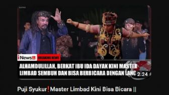 CEK FAKTA: Berkat Ida Dayak, Master Limbad Akhirnya Bisa Bicara dengan Lancar Gegara Ramuan Barunya