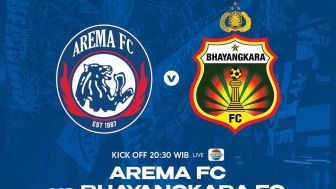 LIVE STREAMING Gratis Arema FC vs Bhayangkara FC BRI Liga 1 Ada Disini