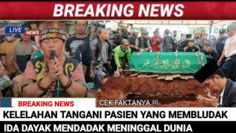 CEK FAKTA: Laillaha Illallah! Kabar Duka Datang dari Ida Dayak yang Disebut Meninggal Dunia, Benarkah?