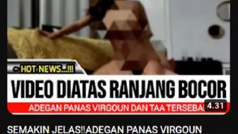 CEK FAKTA: Bocor, Tersebar Video Panas Virgoun di Atas Ranjang dengan Selingkuhannya