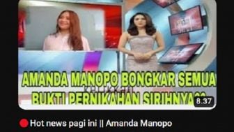 CEK FAKTA: Amanda Manopo Bongkar Soal Pernikahan Sirinya, Arya Saloka Bungkam?