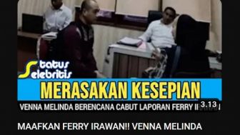 CEK FAKTA: Merasa Kesepian, Venna Melinda Cabut Laporannya terhadap Ferry Irawan