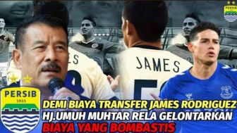 CEK FAKTA: Umuh Muhtar Gelontorkan Uang Fantastis Demi Persib Gaet James Rodriguez, Benarkah?