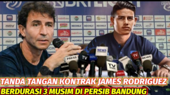 CEK FAKTA: Persib Bandung Resmi Rekrut James Rodriguez dengan Durasi Kontrak 3 Musim