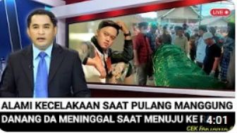 CEK FAKTA: Innalillahi! Penyanyi Dangdut Jebolan DA Ini Disebut-sebut Meninggal Dunia