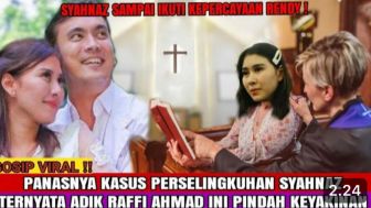 CEK FAKTA: Tersandung Kasus Perselingkuhan, Syahnaz Sadiqah Ternyata Sudah Pindah Keyakinan, Benarkah?