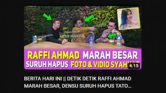 CEK FAKTA, Raffi Ahmad Ngamuk Gegara Densu Minta Rendy Kjaernett Hapus Tato dan Video Syahnaz