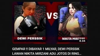 CEK FAKTA, Dewi Perssik Adu Jotos Lawan Nikita Mirzani Dibayar 1 Miliar, Siapakah yang Menang?