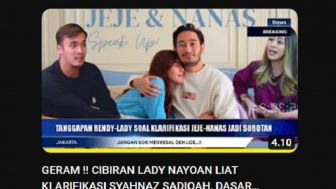 CEK FAKTA, Lady Nayoan Cibir Syahnaz usai Berikan Klarifikasi bersama Jeje: Jangan Sok Menyesal Deh Loe...