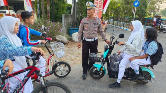 Sepeda Listrik Tidak Boleh Digunakan di Jalan Raya, Polisi: Pengguna sepeda listrik hanya boleh digunakan...