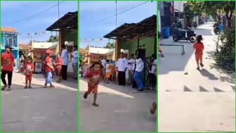 Momen Lucu Perlombaan untuk Memperingati HUT RI ke-78, Kok Bisa Bablas saat Lomba Masukin Pensil ke Dalam Botol: Sampai Purwakarta...