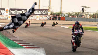 Aksi Marc Marquez Mengejutkan, Sprint Race MotoGP India 2023 Dimenangi Jorge Martin