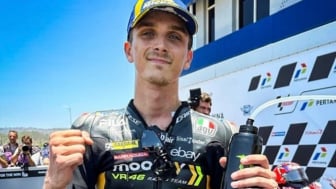 Luca Marini Rebut Pole pada Sesi Kualifikasi MotoGP Mandalika, Marc Marquez Tembus 10 Besar