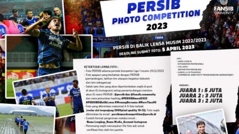 Persib Photo Competition 2023 Kembali Hadir dengan Hadiah Jutaan Rupiah. Cek Ketentuan dan Syaratnya Sekarang Juga!