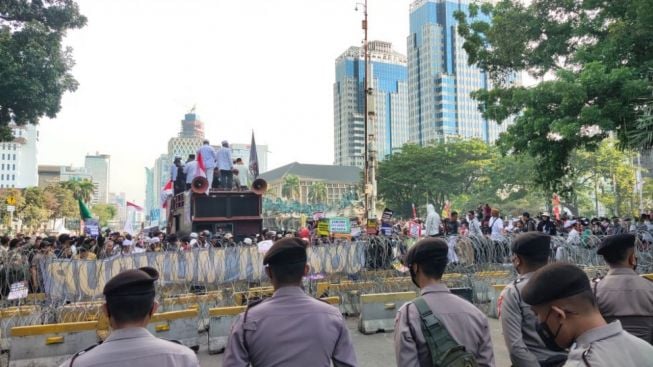 Kasetpres : akan Panggil Tiga Kementrian   Terkait Tuntutan Peserta Aksi di Kawasan Patung Kuda