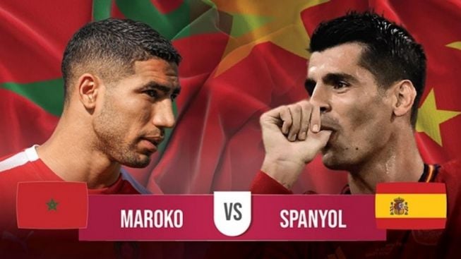 FIFA World Cup 2022 Morocco vs Spain: Link Live Streaming, H2H, Starting Line Up Malam Ini 6 Desember 2022