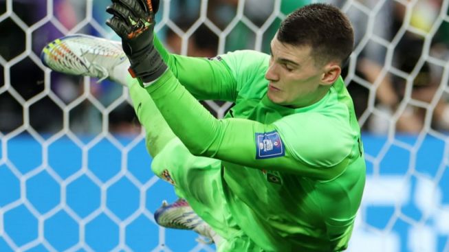 Kiper Kroasia Dominik Livakovic Jadi Pemain Kunci Kemenangan Melawan Brazil