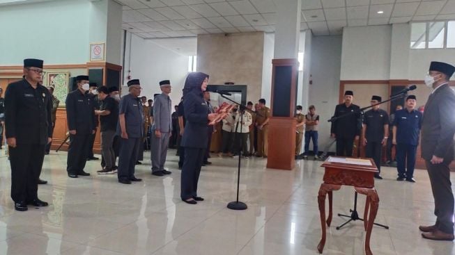 Puluhan Pejabat JPTP di Lingkungan Pemkab Bandung Barat Dilantik, Ini Harapan Hengky Kurniawan