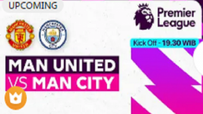 Link Live Streaming Manchester United vs Manchester City Liga Inggris Malam Ini di Vidio Tinggal Klik