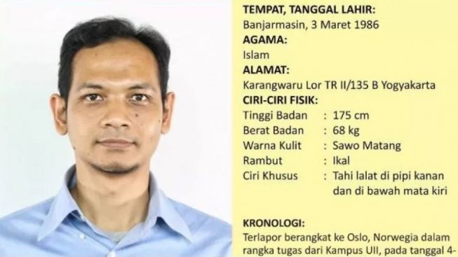 Kronologi Lengkap Dosen UII Hilang di Turki, Ternyata Sempat Kirim Pesan Begini ke Istrinya