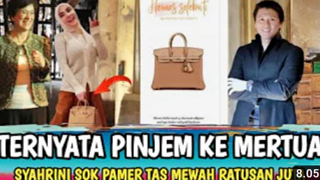 CEK FAKTA: Penampakan Syahrini Sok Pamer Tas Mewah, Ternyata Ketahuan Pinjem ke Mertua