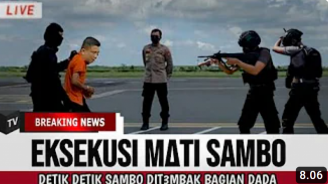 CEK FAKTA: Live Detik-detik Ferdy Sambo Dieksekusi Mati, Ditembak Bagian Dada Sampai Tersungkur!