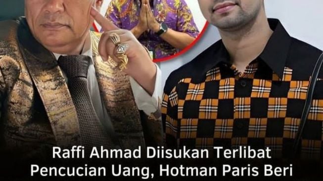 Hotman Paris Berikan Pembelaan Terhadap Raffi Ahmad: Dicurigai Inisial R dalam Kasus Pencucian Uang