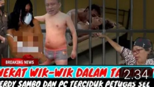 Cek Fakta: Tak Kuasa Menahan Nafsu, Ferdy Sambo dan Putri Cendrawathi Lakukan Hal Senonoh di Dalam Tahanan