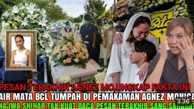 CEK FAKTA: Najwa Shihab Bongkar Pesan Terakhir Agnez Mo Hingga Air Mata BCL Tumpah Di Pemakaman Agnez Mo, Benarkah?