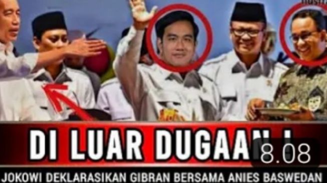 CEK FAKTA: Presiden Jokowi dan Gibran Rakabuming Resmi Dukung Anies Baswedan, Ini Dia Alasannya