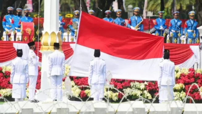 Joko Widodo Ramaikan Hari Ulang Tahun Kemerdekaan RI Ke- 78