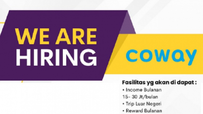 Lowongan Kerja Income 15-30 Juta Perbulan, Dibutuhkan Sales Consultant Coway Bandung, Cek Persyaratan Lengkapnya di Sini