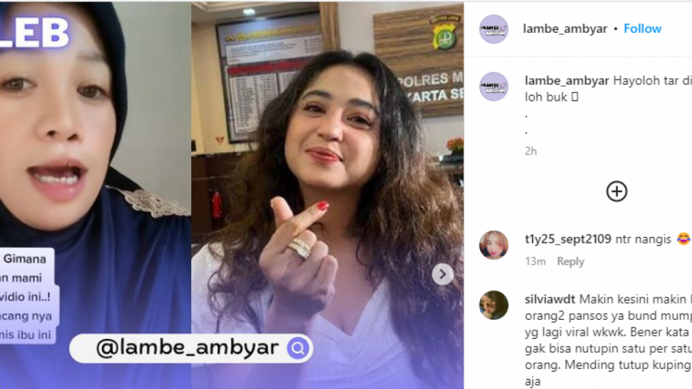 Viral Lagi Ibu Ibu Hina Dewi Persik Sebut Rumah Dp Ngontrak Hingga