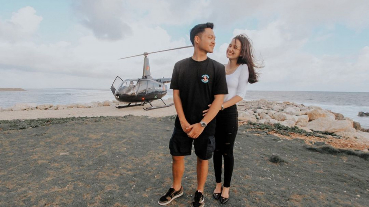 Potret Kemesraan Azriel Hermansyah dan Sarah Menzel [[Instagram/@azriel_hermansyah]]