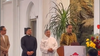 Presiden Jokowi Bikin Warganet Kagum Saat Kunjungi Gereja Katedral Bogor: Panutan Seluruh Umat Beragama