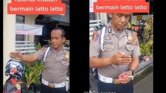 Niatnya Tutorial, Polisi Ini Justru Marah Karena Tak Bisa Main Latto-latto