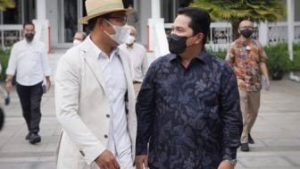 Soal Posisi Cawapres, Ridwan Kamil Disebut Kalah Jauh dari Erick Thohir