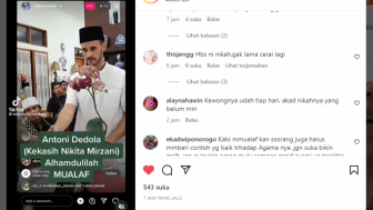 Video Antoni Dedola Jadi Mualaf Viral di IG, Warganet Berdoa: Semoga Dapet Istri Soleha