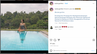 Geger Foto Seksi Wulan Guritno Pakai Baju Renang di Instagram, Admin: Temenin Yuks